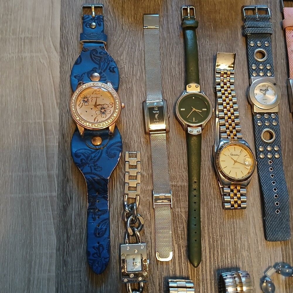 25+ Pc Watch Repair Lot VTech DX2 Timex Expedition Pulsar Art Steampunk Parts - Picture 5 of 10